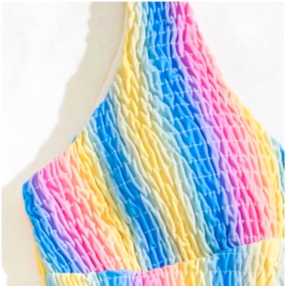 New!! Sexy Stitch Mulit Color Stripe Bikini!. - Picture 5 of 8